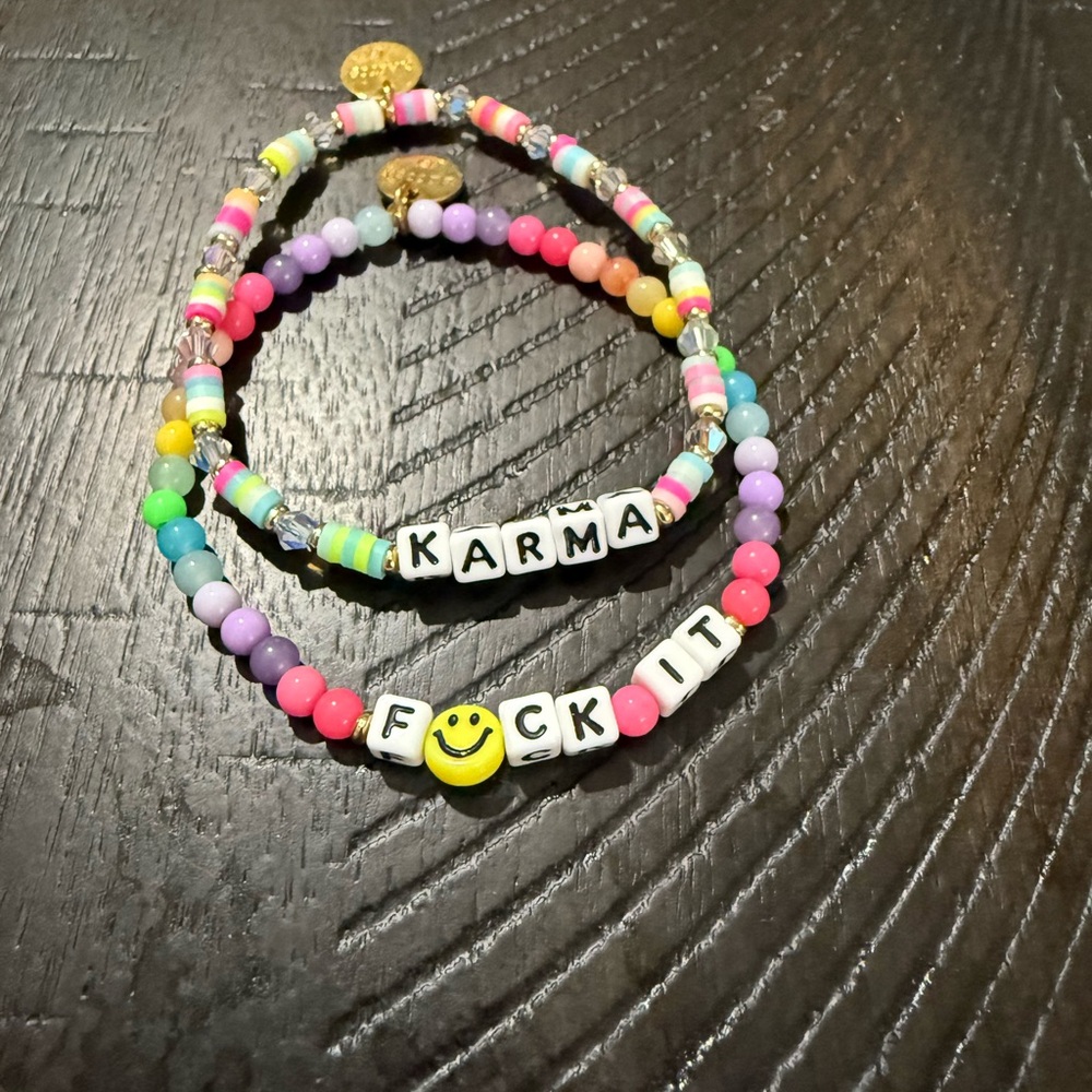 Little Words Project beaded bracelets
